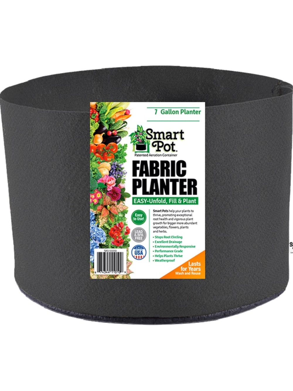 NWT Smart Pot Fabric Planter - 7 Gallon